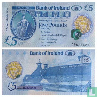 Noord-Ierland 5 Pounds 2017