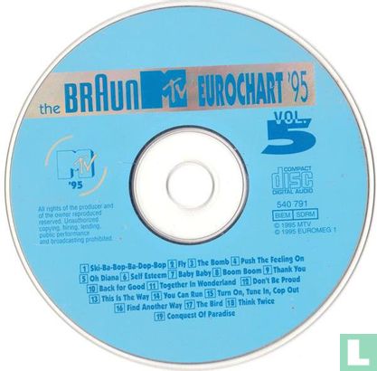 Braun MTV Eurochart '95 Volume 5 - Afbeelding 3