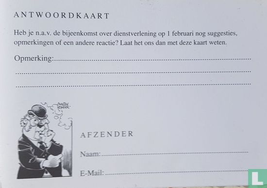 Antwoordkaart dienstverlening Voorburg - Image 1