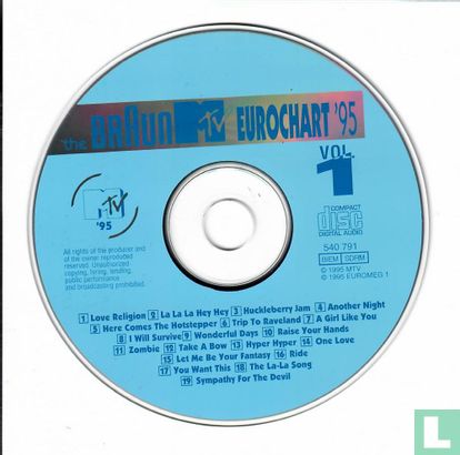 Braun MTV Eurochart '95 Volume 1 - Image 3