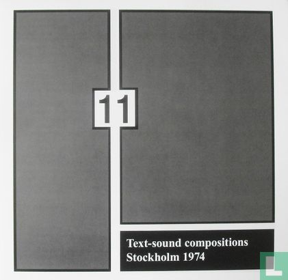 Text-Sound Compositions 11: Stockholm 1974 - Afbeelding 1