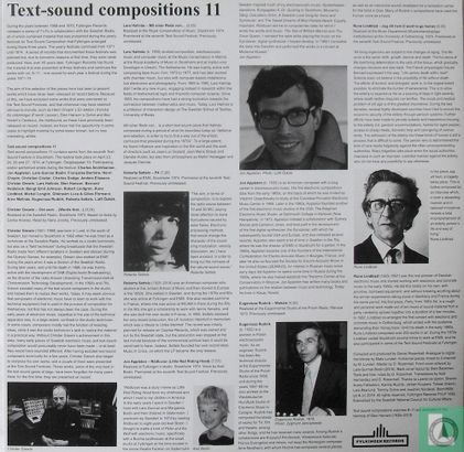 Text-Sound Compositions 11: Stockholm 1974 - Afbeelding 2
