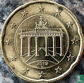 Duitsland 20 cent 2019 (D) - Afbeelding 1