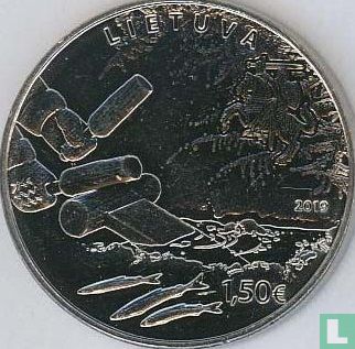 Lituanie 1½ euro 2019 "Smelt fishing by attracting" - Image 1