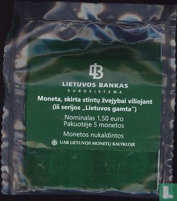 Lithuania 1½ euro 2019 (bag) "Smelt fishing by attracting" - Image 1
