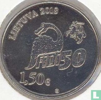 Lithuania 1½ euro 2018 "The 50th Physicists Day of Vilnius University" - Image 1