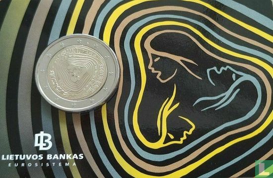 Litouwen 2 euro 2019 (coincard) "Sutartinés - Lithuanian multipart songs" - Afbeelding 1
