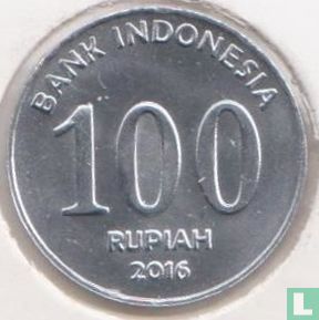 Indonesia 100 rupiah 2016 - Image 1