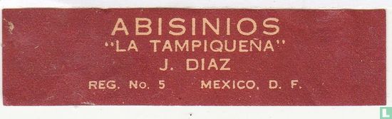 Abisinios "La Tampiqueña" J. Diaz Reg. No. 5 Mexico D.F. - Image 1