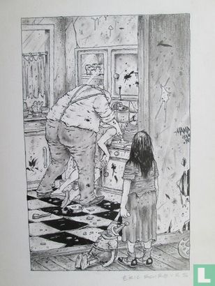 Schreurs, Eric - Original drawing - Klepzeiker Speciaal - Recreatie (Mama, where are you?) (1985) - Image 1