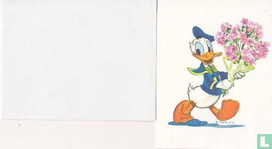 Donald Duck met bloemstuk  - Image 1