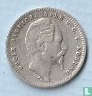 Sweden 25 öre 1859/8 - Image 2