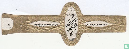 Panetelas Ideales - Andres Corrales y Cia. reg. No. 155 - La Perla Veracruz - Afbeelding 1