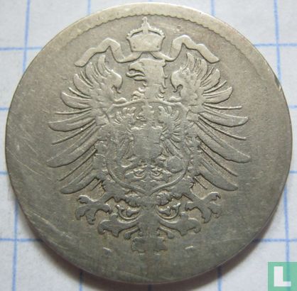 Empre allemand 10 pfennig 1876 (D) - Image 2
