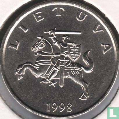 Lituanie 1 litas 1998 - Image 1
