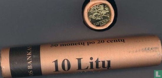 Lituanie 20 centu 2009 (rouleau) - Image 3
