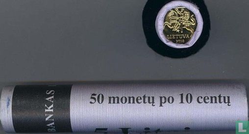 Litouwen 10 centu 2010 (rol) - Afbeelding 3