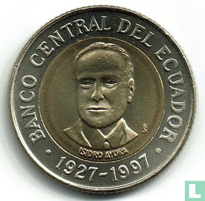 Ecuador 500 sucres 1997 "70th anniversary of the Central Bank" - Afbeelding 1