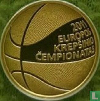 Litouwen 50 litu 2011 (PROOF) "European Basketball Championship" - Afbeelding 2