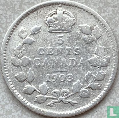 Canada 5 cents 1903 (without H) - Image 1