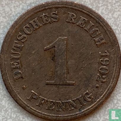 Empire allemand 1 pfennig 1902 (E) - Image 1
