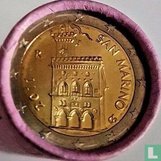 San Marino 2 euro 2011 (roll) - Image 1
