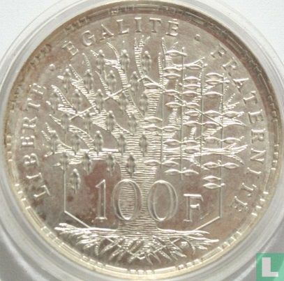 Frankreich 100 Franc 1982 (Probe) - Bild 2