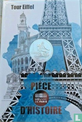 Frankrijk 10 euro 2019 (folder) "Piece of French history - Eiffel tower" - Afbeelding 1