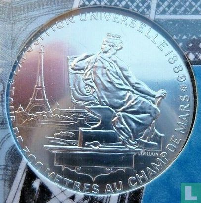 Frankrijk 10 euro 2019 (folder) "Piece of French history - Eiffel tower" - Afbeelding 3