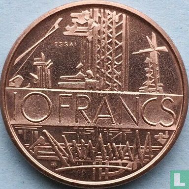 Frankreich 10 Franc 1974 (Probe) - Bild 2