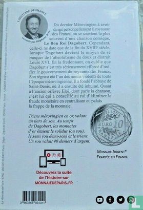 France 10 euro 2019 (folder) "Piece of French history - Dagobert" - Image 2