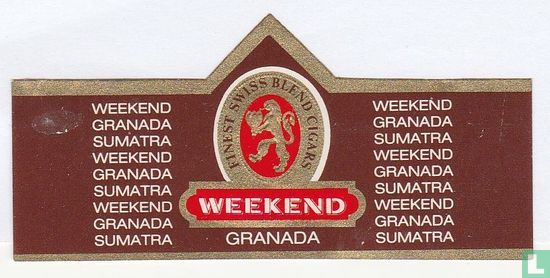 Finest Swiss Blend Cigars Weekend Granada - Weekend Granada Sumatra x 3 - Weekend Granada Sumatra x 3  - Image 1