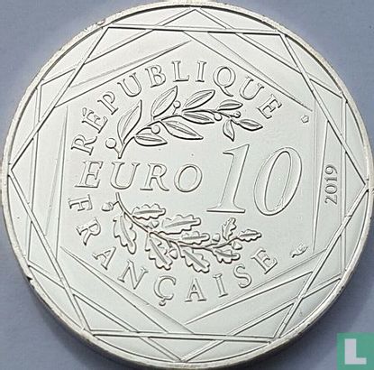 Frankrijk 10 euro 2019 "Piece of French history - D'Artagnan" - Afbeelding 1