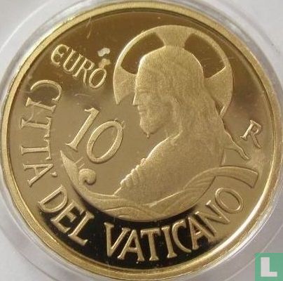 Vatican 10 euro 2016 (PROOF) "Baptism" - Image 2