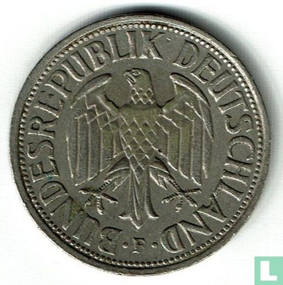Allemagne 1 mark 1961 (F)  - Image 2