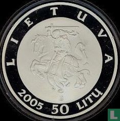 Lituanie 50 litu 2005 (BE) "100th anniversary of the Great Seimas of Vilnius" - Image 1