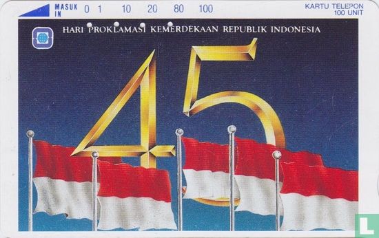 The 45th Independence Day of Indonesia - Afbeelding 1