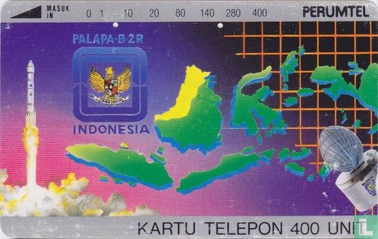 Satellite and map of Indonesia - Image 1