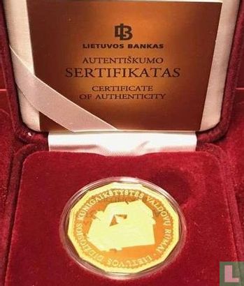 Litouwen 500 litu 2005 (PROOF) "Palace of the rulers of the Grand Duchy of Lithuania" - Afbeelding 3
