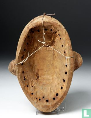 African Igbo Wood Mask - Okoroshi Ojo - Image 3