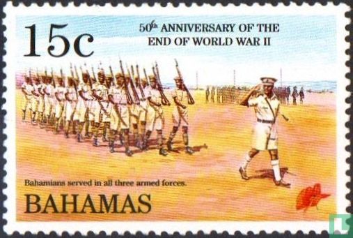 Bahamaische Infanterie beim Exerzieren