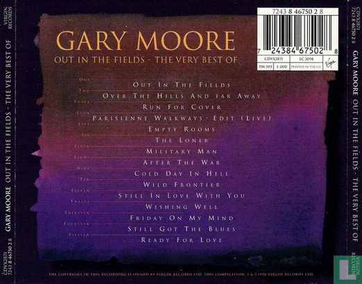 Out in the Fields - Very Best of Gary Moore - Afbeelding 2