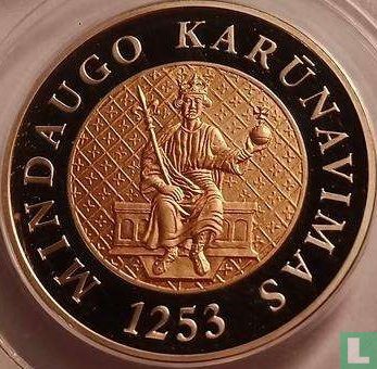 Litouwen 200 litu 2003 (PROOF) "750th anniversary of the coronation of Mindaugas" - Afbeelding 2