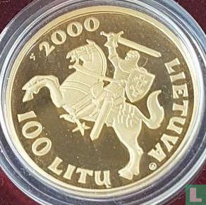 Litouwen 100 litu 2000 (PROOF) "Vytautas - Grand Duke of Lithuania" - Afbeelding 1