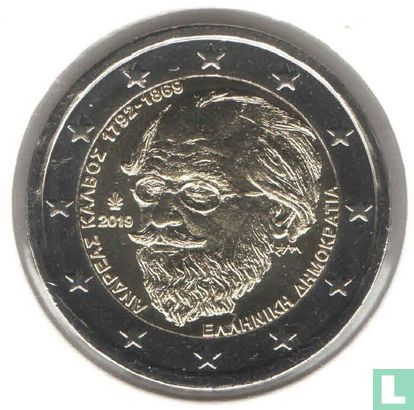 Greece 2 euro 2019 "150th anniversary of the death of the poet Andreas Kalvos" - Image 1
