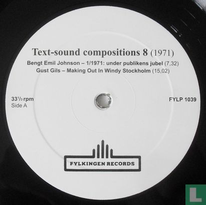 Text-Sound Compositions 8: Stockholm 1971 - Image 3