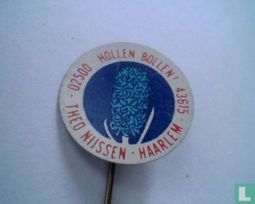 Hollen bollen! Theo Nijssen - Haarlem 02500 43615 (Hyazinthe) [weiß-rot-blau-hellblau]
