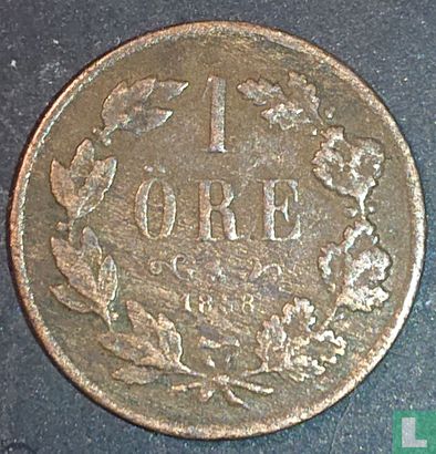 Zweden 1 öre 1858 (LA)  - Afbeelding 1