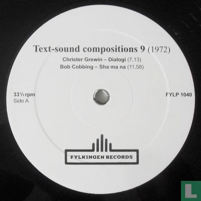 Text-Sound Compositions 9: Stockholm 1972 - Bild 3