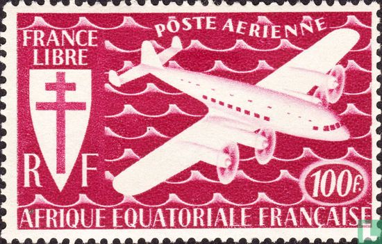 Avion et Croix de Lorraine